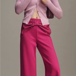 The @merricksart Colette Crop Bow-Waist Pants by Maeve NWT size 30